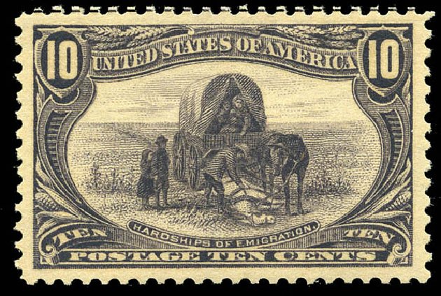 Price of US Stamps Scott Catalogue 290: 10c 1898 Trans Mississippi Exposition. Matthew Bennett International, May 2014, Sale 350, Lot 419