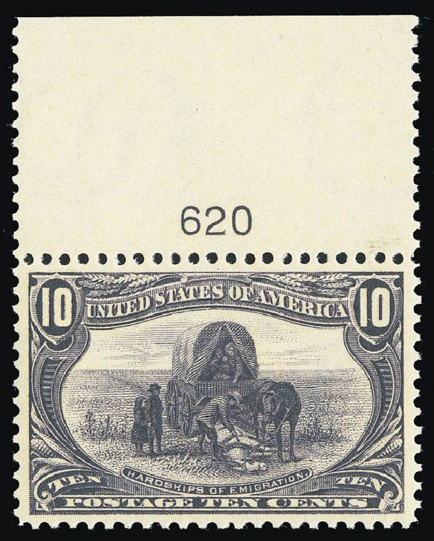 US Stamps Price Scott Cat. #290 - 1898 10c Trans Mississippi Exposition. Matthew Bennett International, Sep 2012, Sale 346, Lot 770