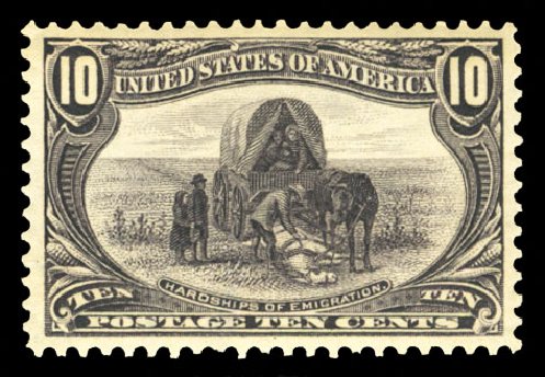 US Stamp Values Scott Catalogue 290: 1898 10c Trans Mississippi Exposition. Cherrystone Auctions, Jul 2013, Sale 201307, Lot 100