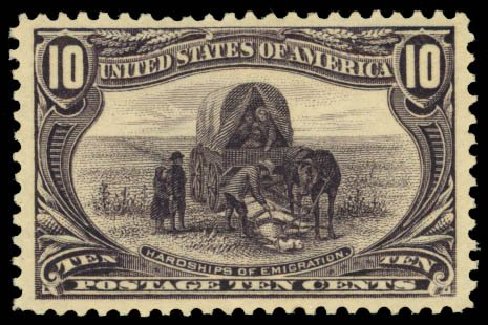 Price of US Stamp Scott Catalog #290 - 10c 1898 Trans Mississippi Exposition. Daniel Kelleher Auctions, May 2014, Sale 653, Lot 2200