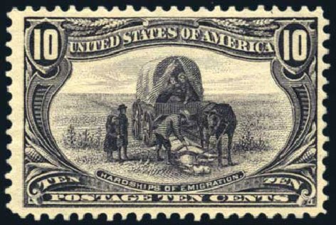US Stamps Price Scott Catalog 290: 10c 1898 Trans Mississippi Exposition. Harmer-Schau Auction Galleries, Feb 2009, Sale 80, Lot 1241