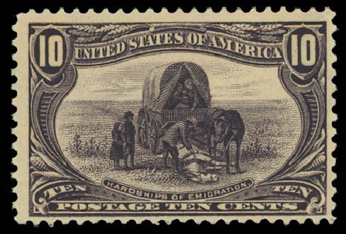 US Stamp Prices Scott Catalog #290 - 1898 10c Trans Mississippi Exposition. Daniel Kelleher Auctions, Jul 2011, Sale 625, Lot 881