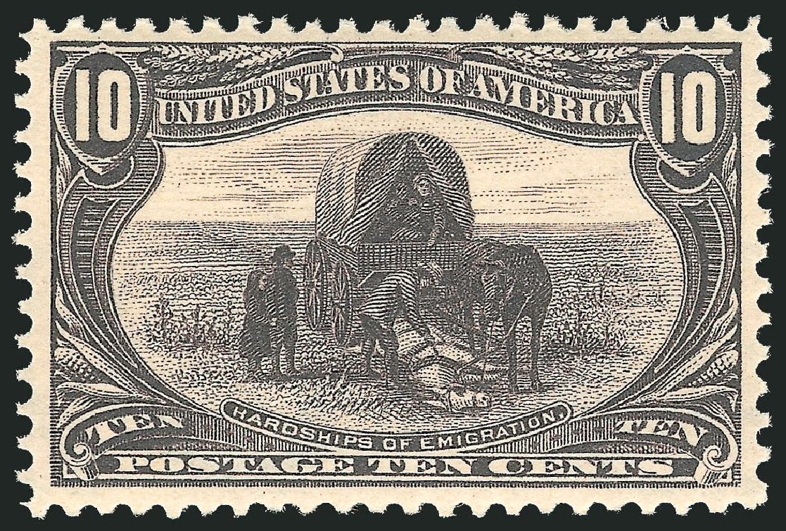 US Stamps Value Scott # 290 - 1898 10c Trans Mississippi Exposition. Robert Siegel Auction Galleries, Jul 2013, Sale 1050, Lot 431