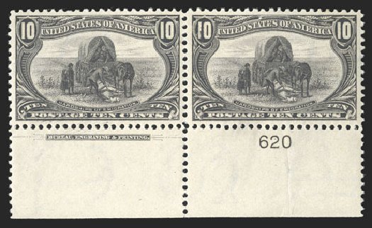 US Stamps Value Scott Catalog #290: 1898 10c Trans Mississippi Exposition. Spink Shreves Galleries, Jul 2012, Sale 140, Lot 201