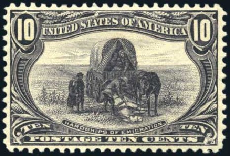 Value of US Stamp Scott # 290: 1898 10c Trans Mississippi Exposition. Harmer-Schau Auction Galleries, Feb 2010, Sale 84, Lot 1494
