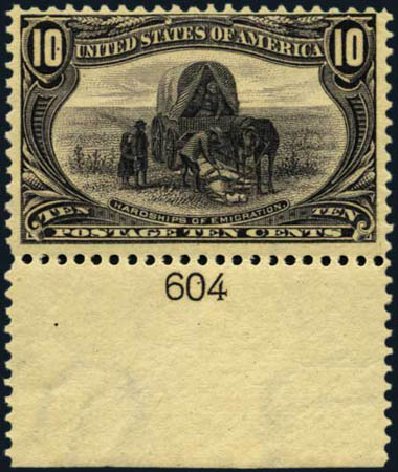 US Stamps Values Scott Cat. #290 - 10c 1898 Trans Mississippi Exposition. Harmer-Schau Auction Galleries, Aug 2012, Sale 94, Lot 1424