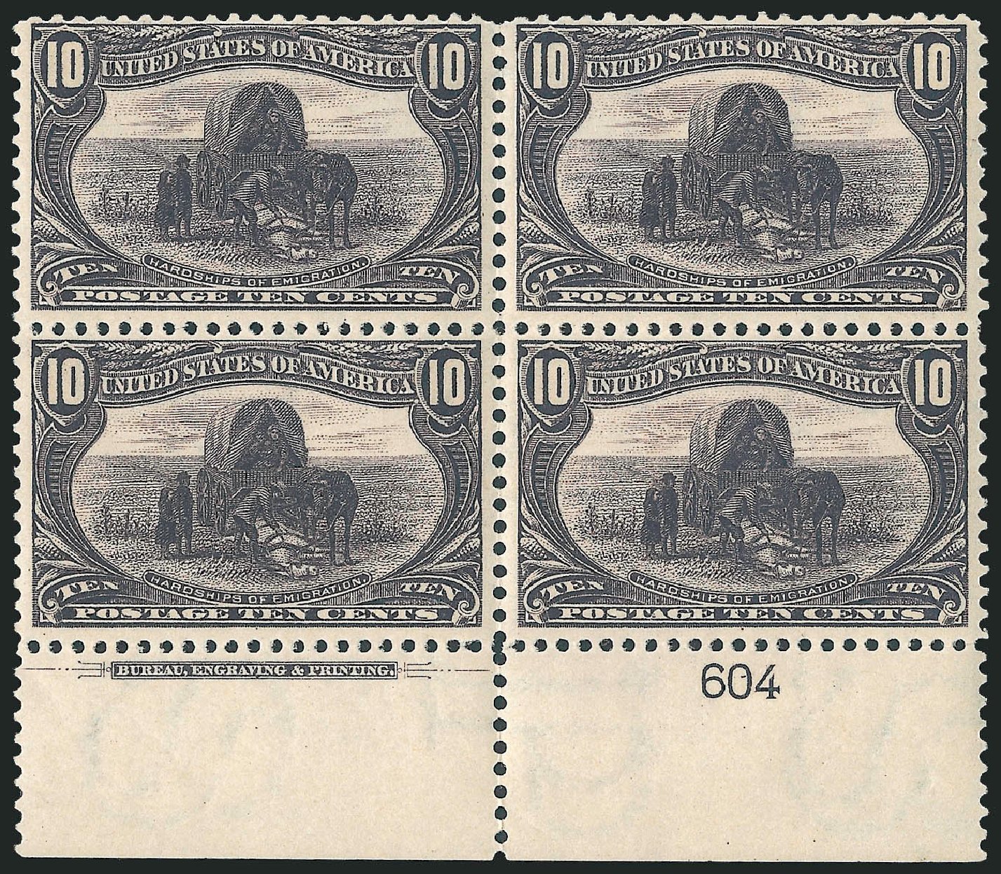 US Stamp Prices Scott Cat. # 290: 10c 1898 Trans Mississippi Exposition. Robert Siegel Auction Galleries, Apr 2009, Sale 971, Lot 1234