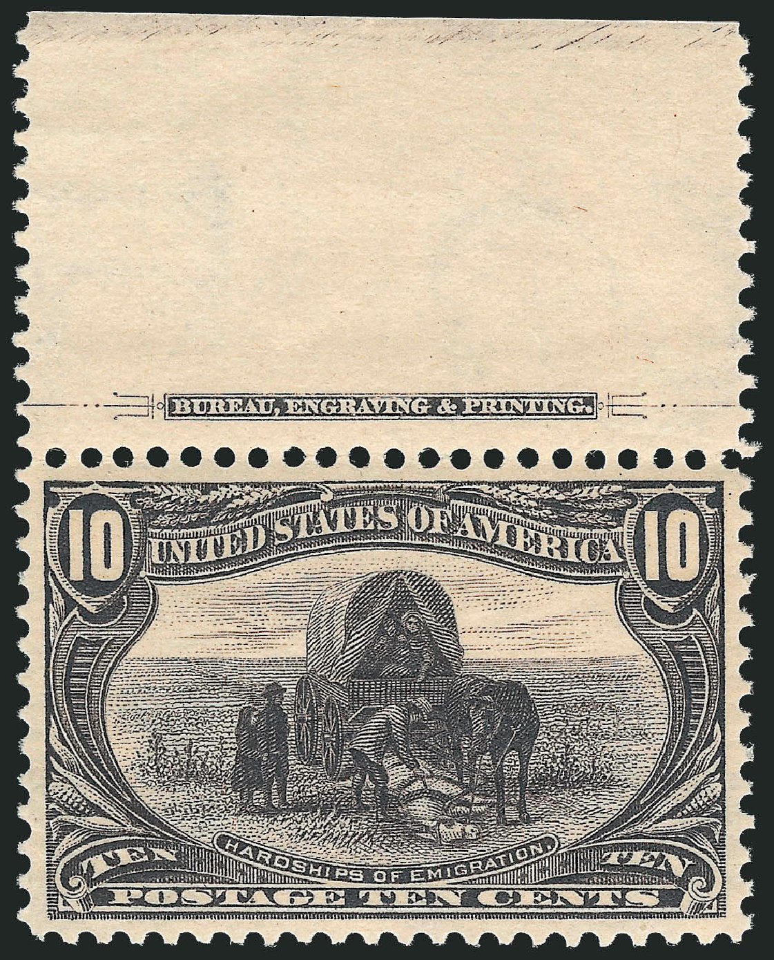 US Stamps Value Scott Cat. 290: 1898 10c Trans Mississippi Exposition. Robert Siegel Auction Galleries, Sep 2009, Sale 976, Lot 1824