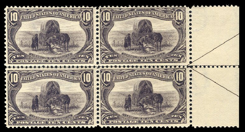 US Stamps Price Scott Catalog 290 - 1898 10c Trans Mississippi Exposition. Cherrystone Auctions, Nov 2009, Sale 200911, Lot 3105