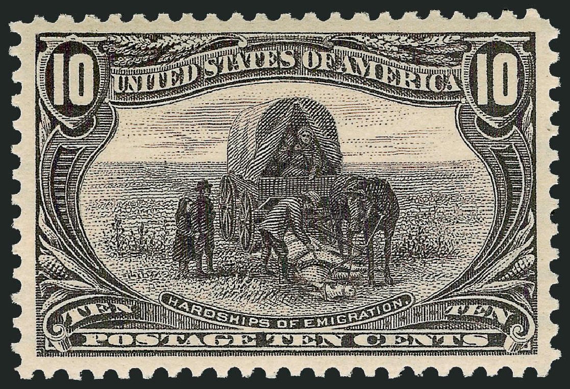 US Stamp Prices Scott # 290: 1898 10c Trans Mississippi Exposition. Robert Siegel Auction Galleries, Oct 2011, Sale 1014, Lot 1645