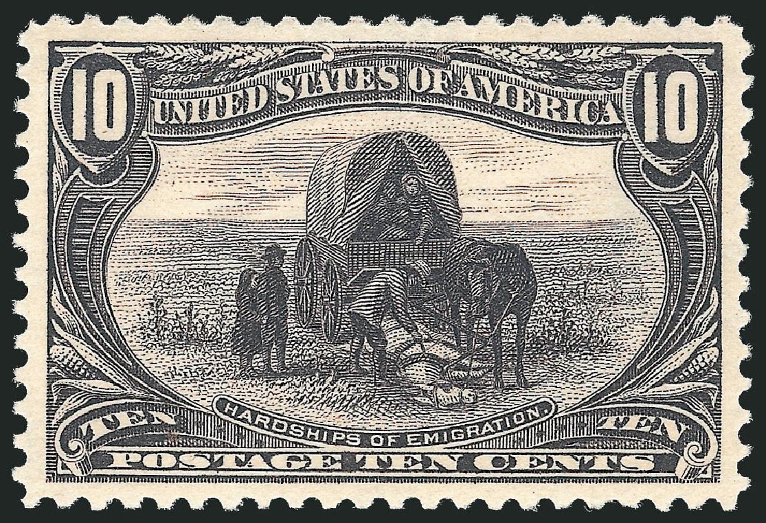 US Stamp Value Scott Catalogue #290 - 1898 10c Trans Mississippi Exposition. Robert Siegel Auction Galleries, Dec 2011, Sale 1017, Lot 725