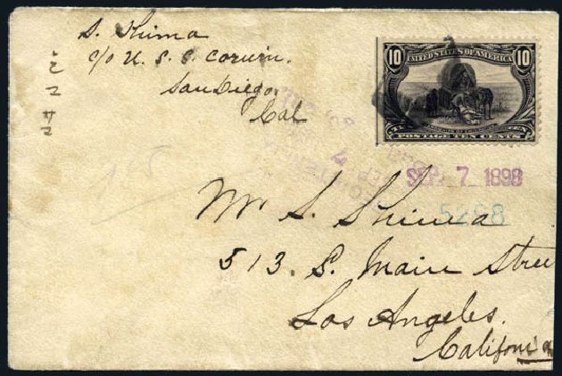 Value of US Stamps Scott Cat. # 290 - 1898 10c Trans Mississippi Exposition. Harmer-Schau Auction Galleries, Oct 2009, Sale 83, Lot 412