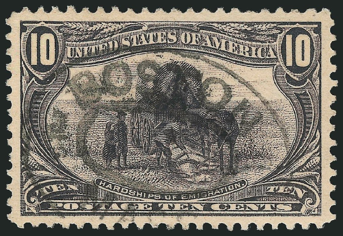US Stamp Value Scott Catalog #290 - 10c 1898 Trans Mississippi Exposition. Robert Siegel Auction Galleries, Jul 2013, Sale 1050, Lot 433