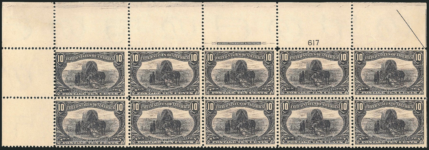 Values of US Stamps Scott Catalog #290: 10c 1898 Trans Mississippi Exposition. Robert Siegel Auction Galleries, Nov 2014, Sale 1084, Lot 3663