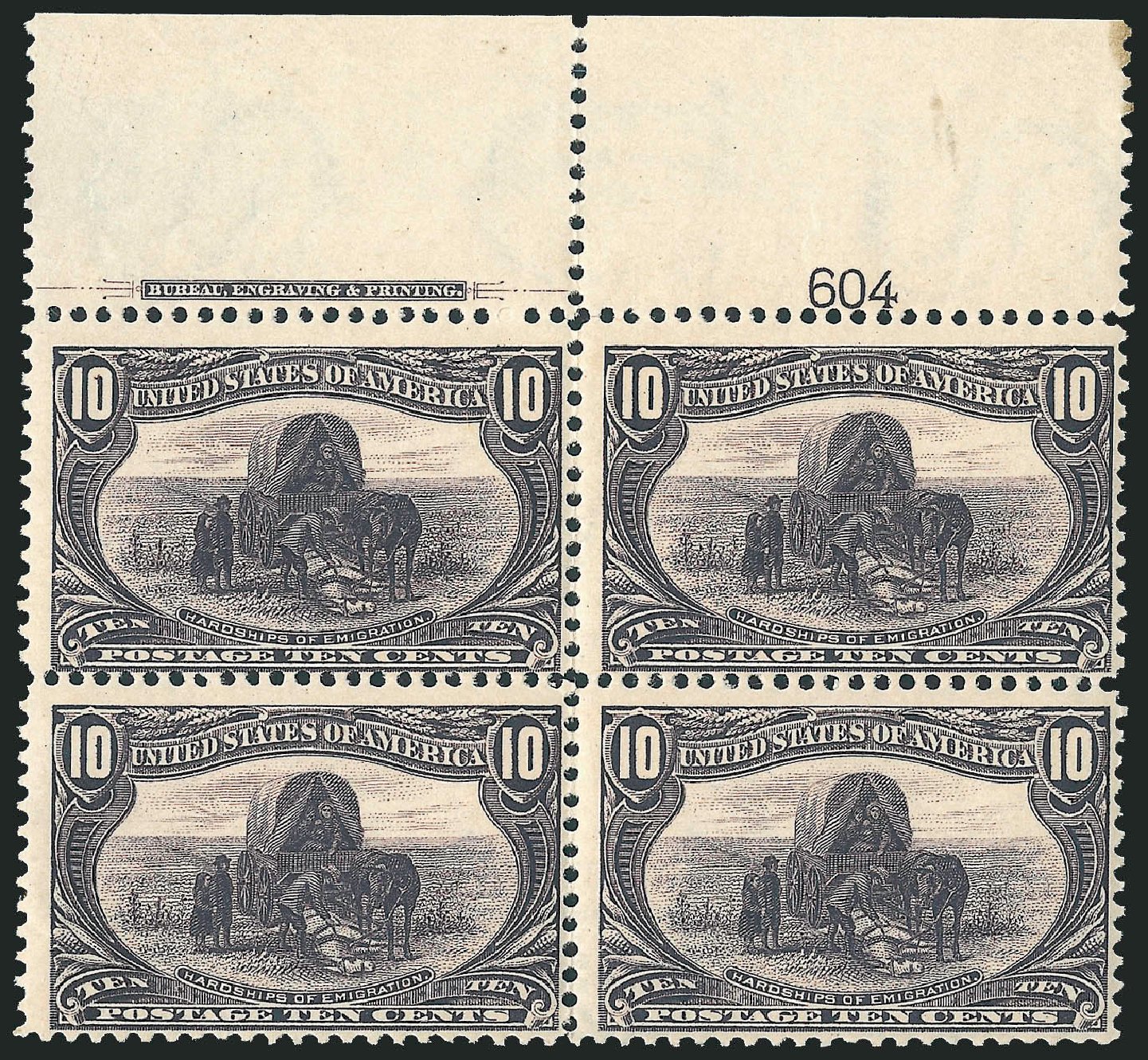 Prices of US Stamps Scott Catalog # 290: 1898 10c Trans Mississippi Exposition. Robert Siegel Auction Galleries, Apr 2009, Sale 971, Lot 1233