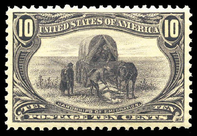 Costs of US Stamp Scott Catalogue 290: 10c 1898 Trans Mississippi Exposition. Matthew Bennett International, Mar 2011, Sale 336, Lot 1236