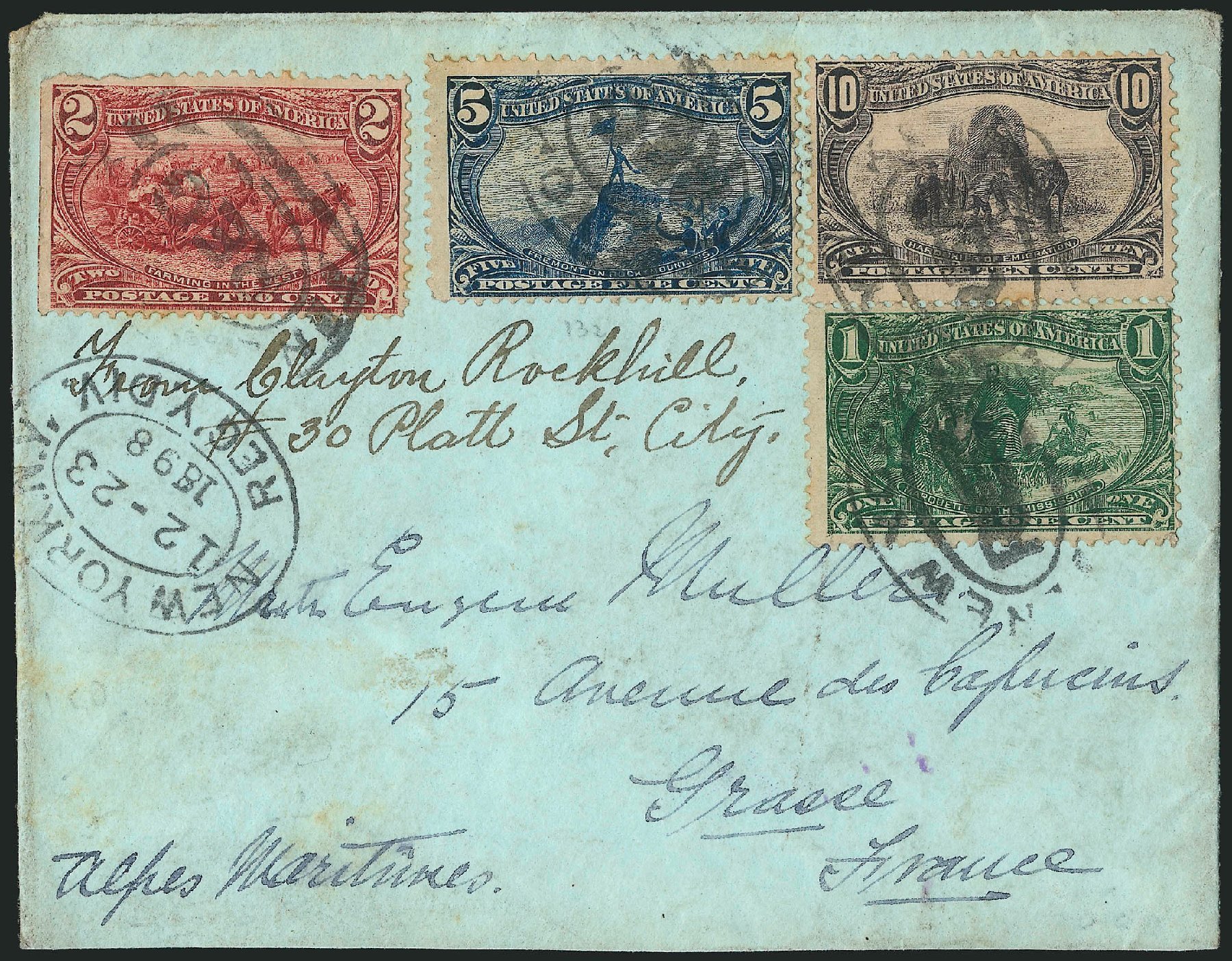 Prices of US Stamps Scott Cat. #290: 10c 1898 Trans Mississippi Exposition. Robert Siegel Auction Galleries, Oct 2014, Sale 1082, Lot 426