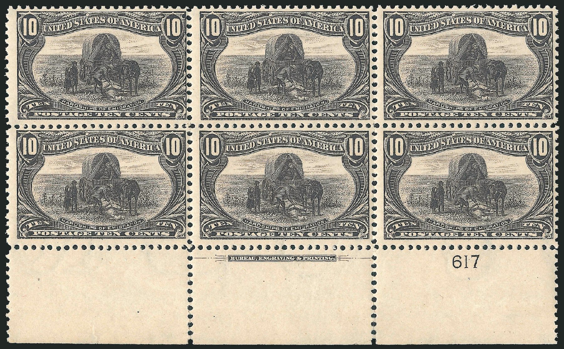 Prices of US Stamps Scott Catalogue # 290 - 1898 10c Trans Mississippi Exposition. Robert Siegel Auction Galleries, Apr 2009, Sale 971, Lot 1236