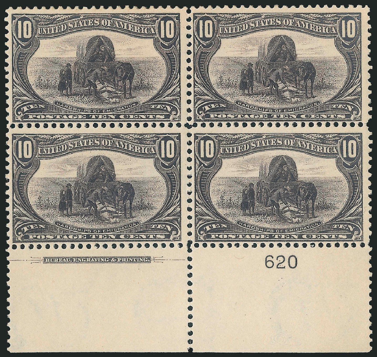 US Stamp Price Scott Cat. # 290 - 10c 1898 Trans Mississippi Exposition. Robert Siegel Auction Galleries, Sep 2009, Sale 976, Lot 1826