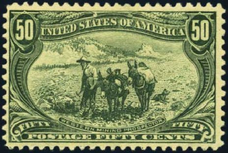 Cost of US Stamps Scott Cat. #291: 1898 50c Trans Mississippi Exposition. Harmer-Schau Auction Galleries, Aug 2012, Sale 94, Lot 1427