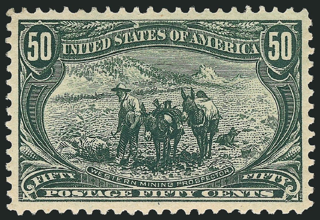 US Stamp Price Scott Catalogue 291 - 1898 50c Trans Mississippi Exposition. Robert Siegel Auction Galleries, Mar 2012, Sale 1019, Lot 637