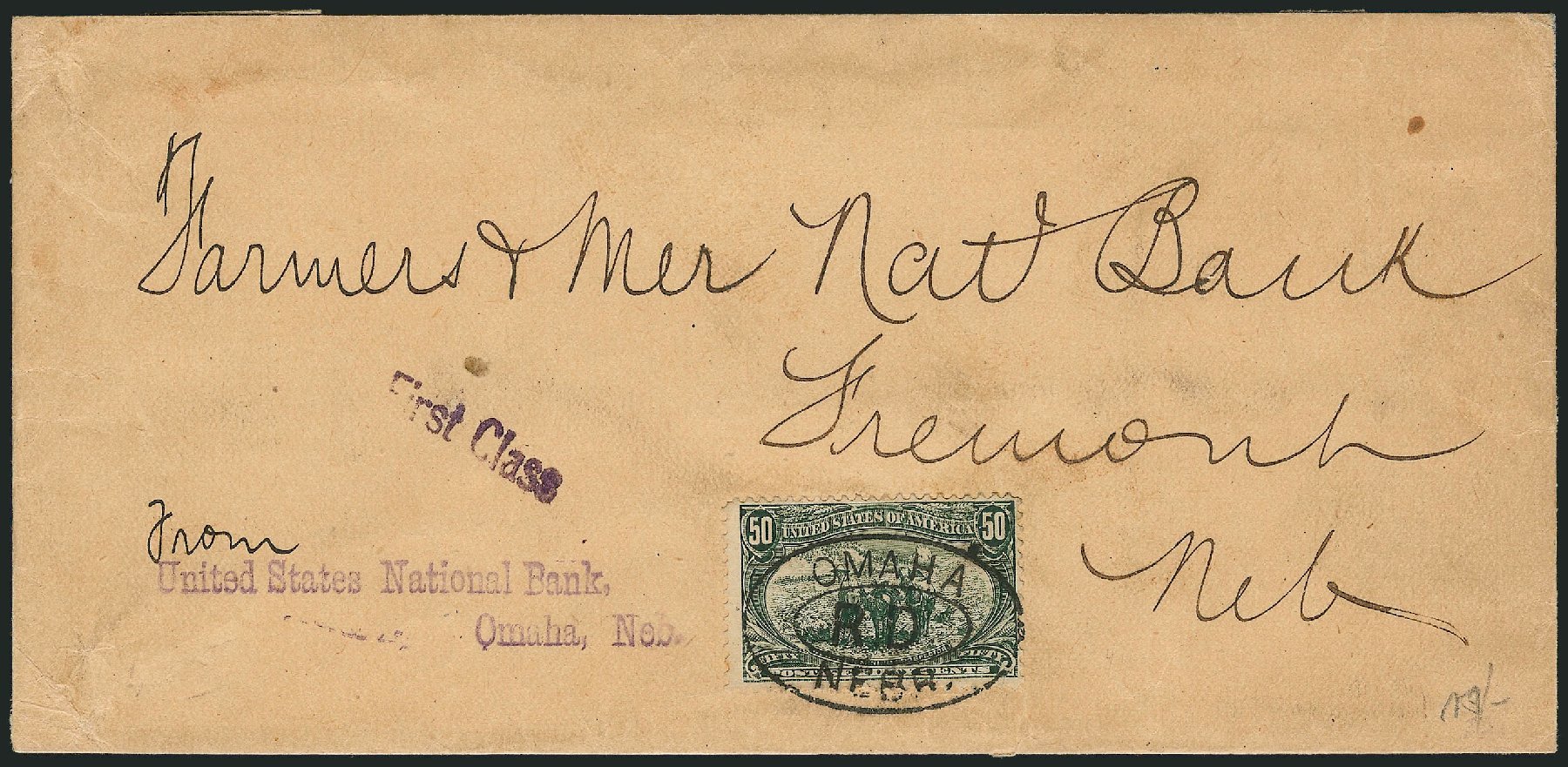Prices of US Stamps Scott Cat. #291: 1898 50c Trans Mississippi Exposition. Robert Siegel Auction Galleries, Nov 2013, Sale 1056, Lot 428