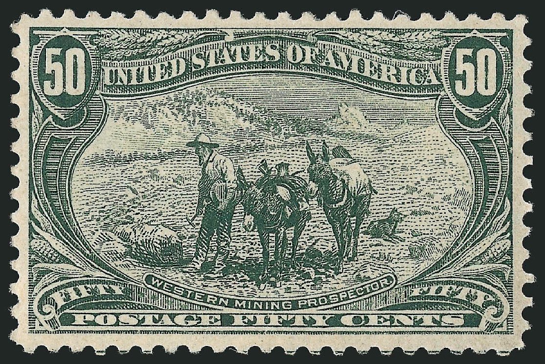 Price of US Stamps Scott 291 - 1898 50c Trans Mississippi Exposition. Robert Siegel Auction Galleries, Mar 2012, Sale 1019, Lot 639