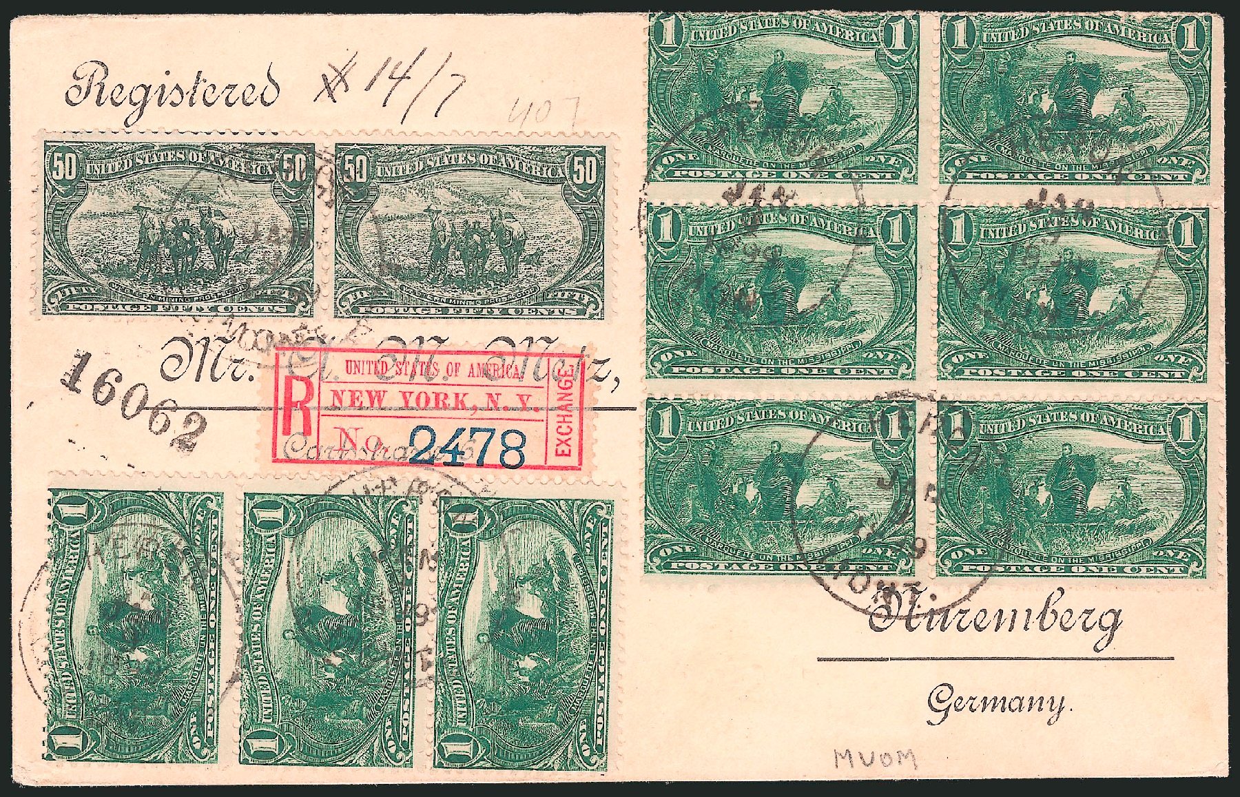 US Stamps Price Scott Catalog 291: 1898 50c Trans Mississippi Exposition. Robert Siegel Auction Galleries, Nov 2013, Sale 1056, Lot 430
