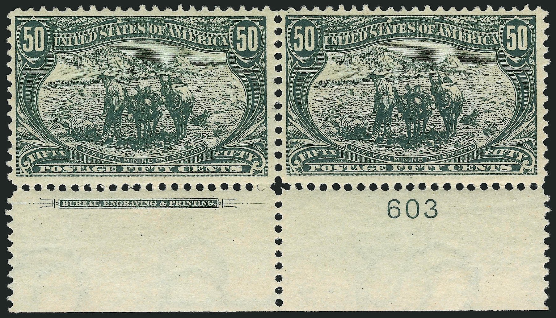 Value of US Stamp Scott Catalog #291: 50c 1898 Trans Mississippi Exposition. Robert Siegel Auction Galleries, Dec 2014, Sale 1090, Lot 1420