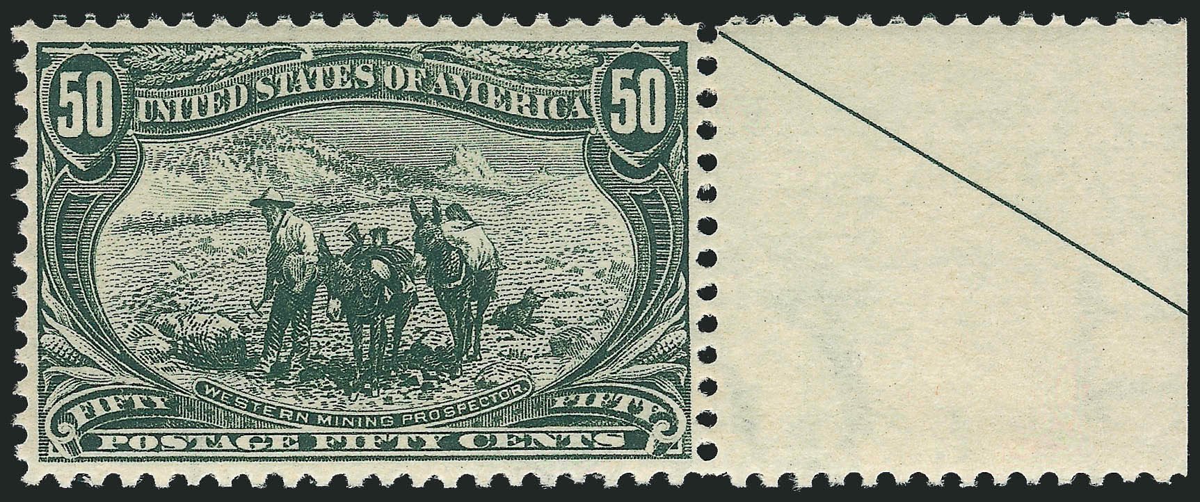 Prices of US Stamps Scott Catalogue #291: 50c 1898 Trans Mississippi Exposition. Robert Siegel Auction Galleries, Nov 2013, Sale 1061, Lot 3794