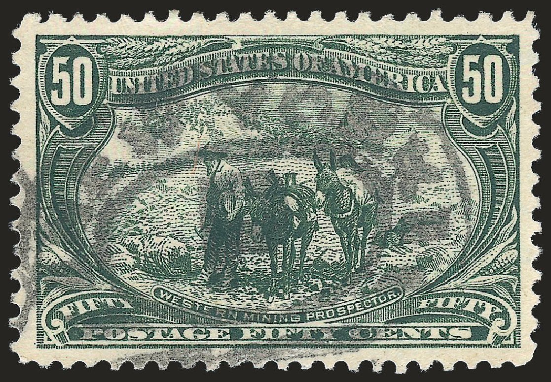 Value of US Stamps Scott 291 - 1898 50c Trans Mississippi Exposition. Robert Siegel Auction Galleries, Jun 2009, Sale 975, Lot 1634