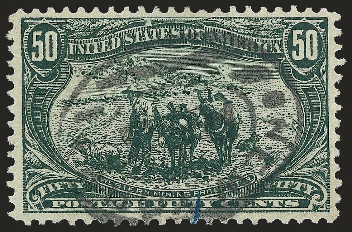 US Stamp Price Scott Catalog #291: 1898 50c Trans Mississippi Exposition. Robert Siegel Auction Galleries, Apr 2010, Sale 984, Lot 714