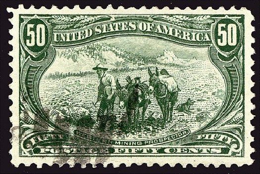 US Stamp Value Scott #291: 50c 1898 Trans Mississippi Exposition. Spink Shreves Galleries, Jan 2014, Sale 146, Lot 334