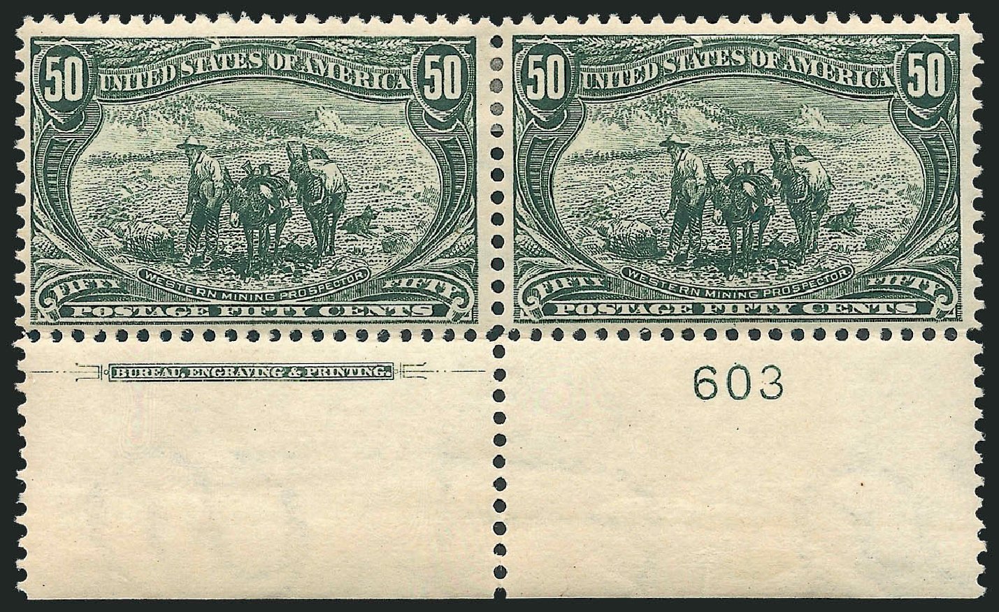 US Stamp Price Scott Catalog # 291: 1898 50c Trans Mississippi Exposition. Robert Siegel Auction Galleries, Mar 2011, Sale 1007, Lot 2555