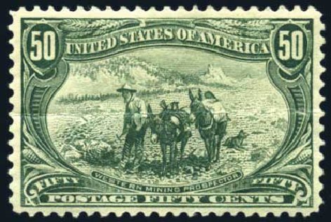 Cost of US Stamp Scott Catalog 291: 1898 50c Trans Mississippi Exposition. Harmer-Schau Auction Galleries, Jul 2010, Sale 86, Lot 482