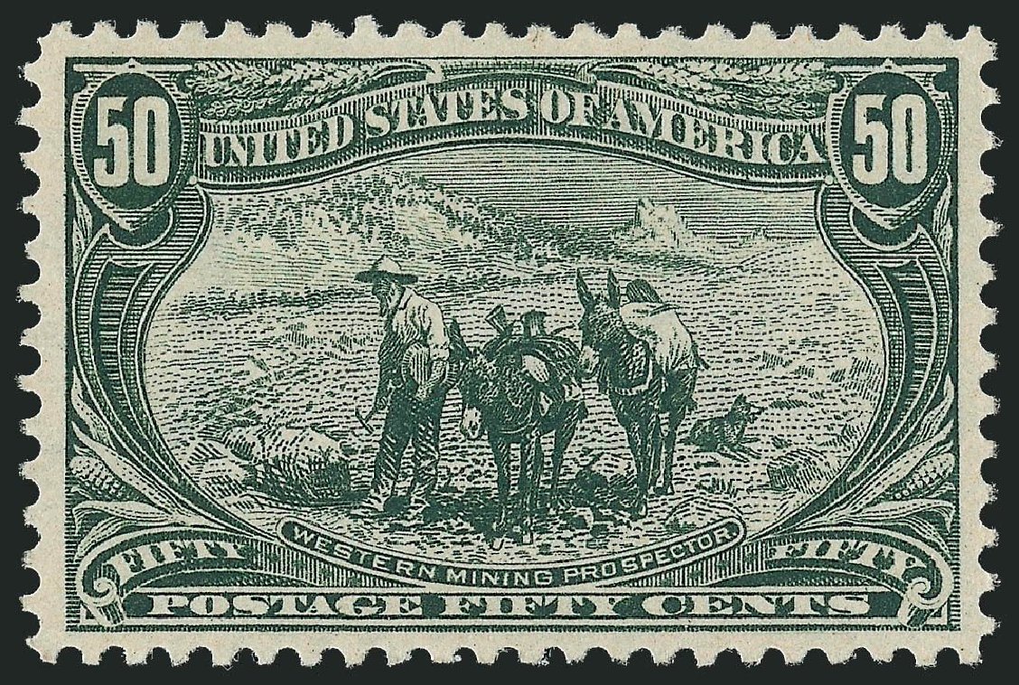 US Stamps Price Scott Catalog # 291 - 50c 1898 Trans Mississippi Exposition. Robert Siegel Auction Galleries, Nov 2013, Sale 1056, Lot 312