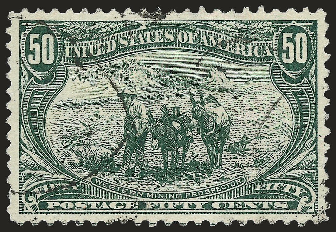 US Stamp Price Scott Catalog 291 - 1898 50c Trans Mississippi Exposition. Robert Siegel Auction Galleries, Dec 2008, Sale 967, Lot 4482