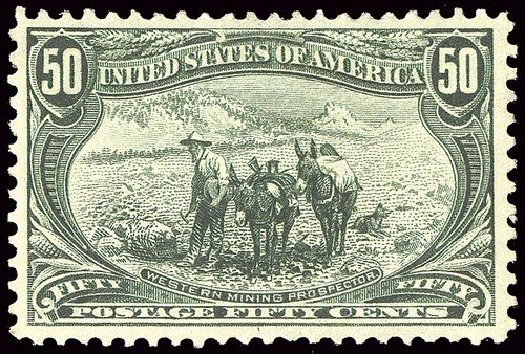US Stamp Prices Scott # 291 - 50c 1898 Trans Mississippi Exposition. Spink Shreves Galleries, Jan 2014, Sale 146, Lot 332