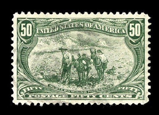 Value of US Stamps Scott 291: 50c 1898 Trans Mississippi Exposition. Spink Shreves Galleries, May 2014, Sale 148, Lot 243