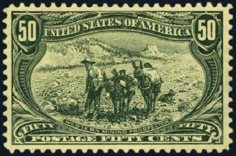 Costs of US Stamps Scott Cat. # 291 - 1898 50c Trans Mississippi Exposition. Harmer-Schau Auction Galleries, Aug 2012, Sale 94, Lot 1426