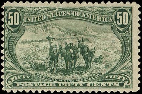 Value of US Stamps Scott Catalog # 291: 50c 1898 Trans Mississippi Exposition. Regency-Superior, Nov 2014, Sale 108, Lot 606