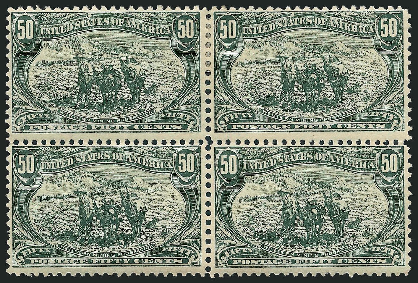 US Stamps Value Scott #291: 50c 1898 Trans Mississippi Exposition. Robert Siegel Auction Galleries, Mar 2011, Sale 1007, Lot 2556
