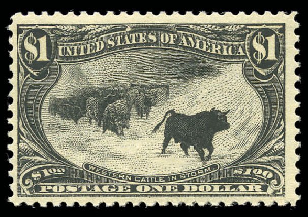 Prices of US Stamp Scott Catalog # 292: US$1.00 1898 Trans Mississippi Exposition. Matthew Bennett International, Sep 2010, Sale 331, Lot 667