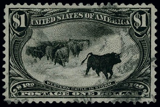 Prices of US Stamps Scott # 292 - 1898 US$1.00 Trans Mississippi Exposition. Matthew Bennett International, Jun 2008, Sale 328, Lot 818