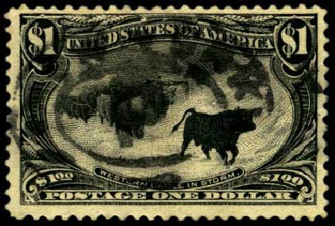 Cost of US Stamp Scott Cat. # 292: US$1.00 1898 Trans Mississippi Exposition. Harmer-Schau Auction Galleries, Feb 2012, Sale 92, Lot 1068