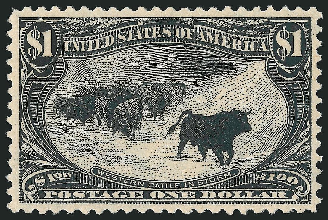 Costs of US Stamps Scott #292 - 1898 US$1.00 Trans Mississippi Exposition. Robert Siegel Auction Galleries, Nov 2013, Sale 1057, Lot 878