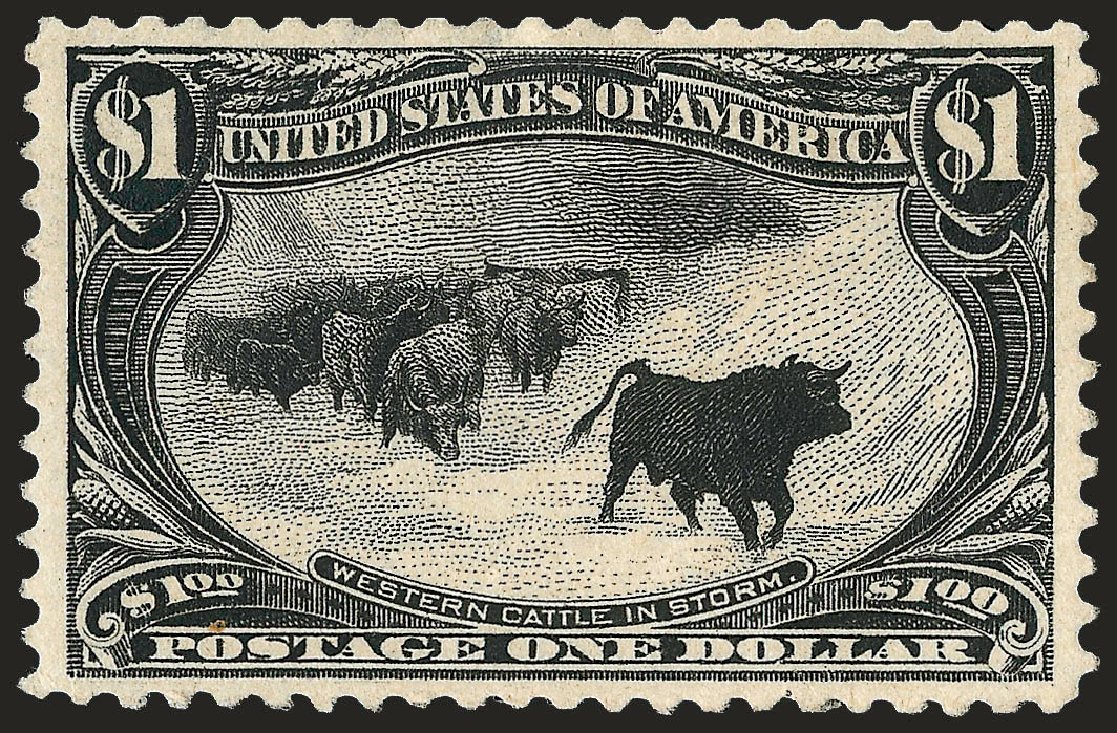US Stamps Price Scott Catalogue # 292 - 1898 US$1.00 Trans Mississippi Exposition. Robert Siegel Auction Galleries, Sep 2008, Sale 962, Lot 2588