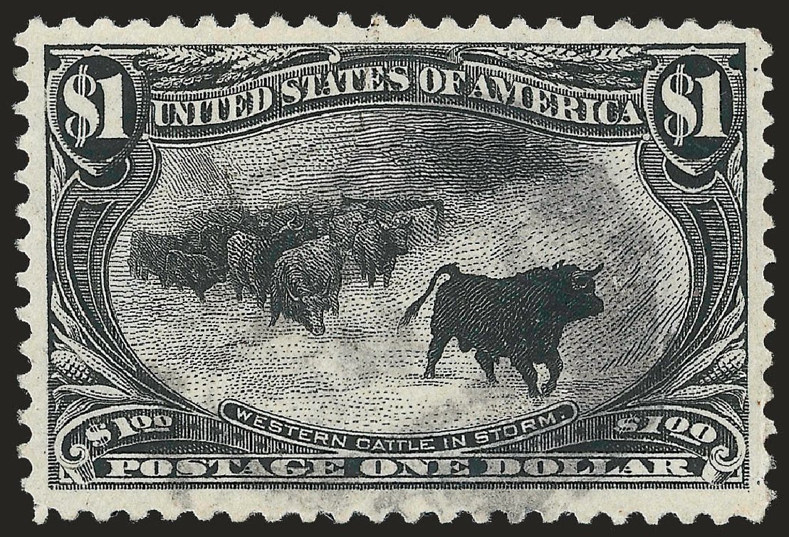 US Stamps Price Scott Cat. # 292: US$1.00 1898 Trans Mississippi Exposition. Robert Siegel Auction Galleries, Apr 2010, Sale 984, Lot 718