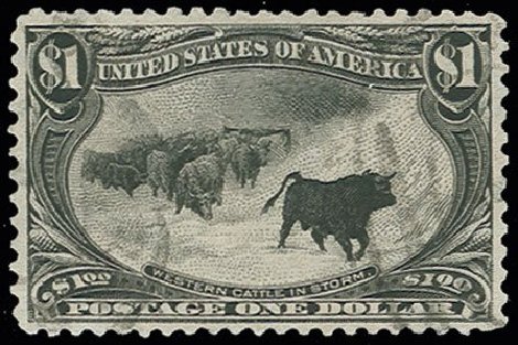 Price of US Stamp Scott #292: 1898 US$1.00 Trans Mississippi Exposition. H.R. Harmer, Jun 2013, Sale 3003, Lot 1189