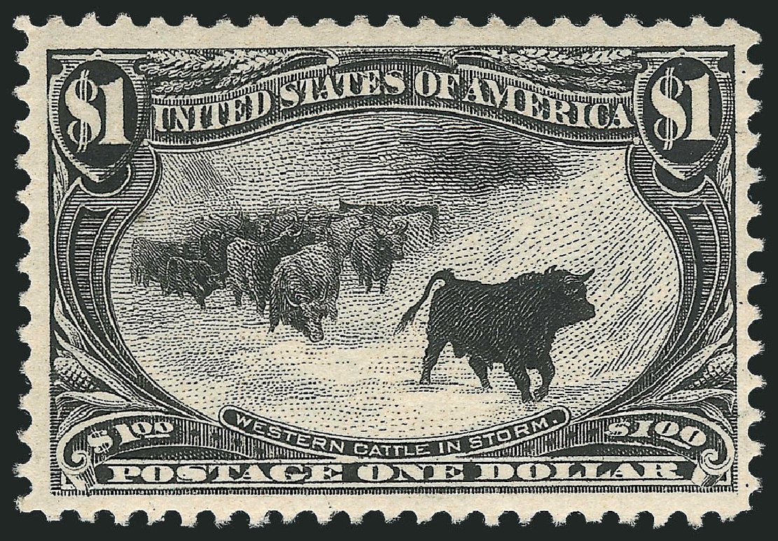 US Stamp Price Scott Cat. # 292: 1898 US$1.00 Trans Mississippi Exposition. Robert Siegel Auction Galleries, Dec 2012, Sale 1037, Lot 1919